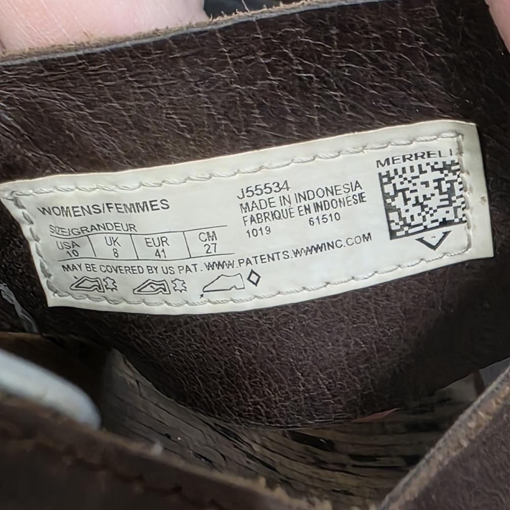 Merrell Brown Leather - Around Town - Back Strap - Sandal - Size US 10 Women's - Picture 9 of 9